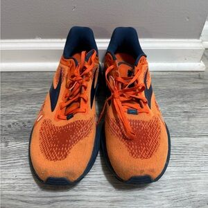 Brooks Launch GTS 9 Orange Athletic Shoes Sneakers Mens Size 10.5